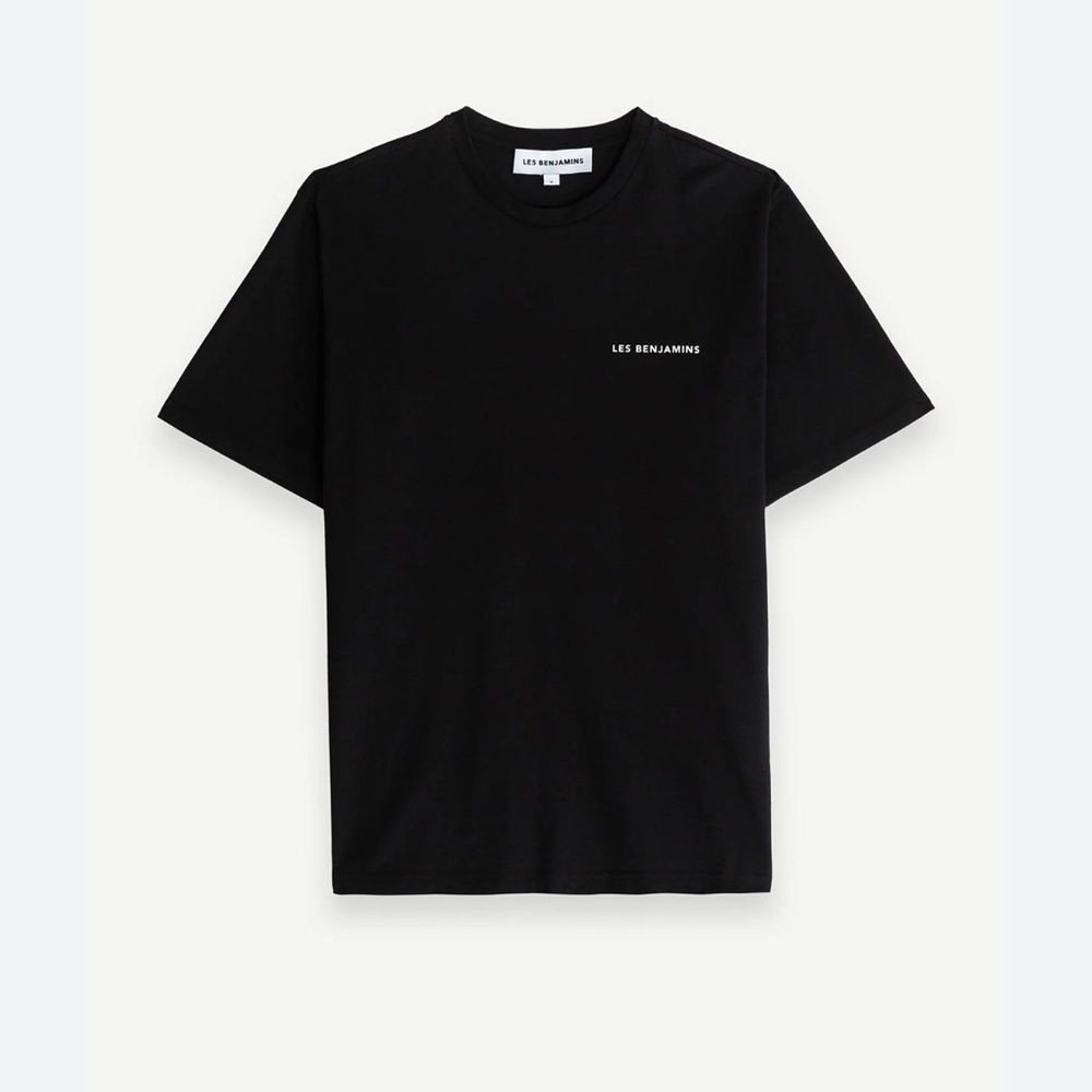Le Benjamin’s Black Logo Crewneck T-Shirt